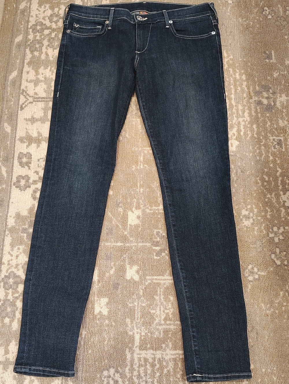True Religion Dark Blue Skinny Jeans